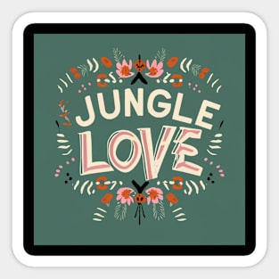 Jungle Love art Sticker